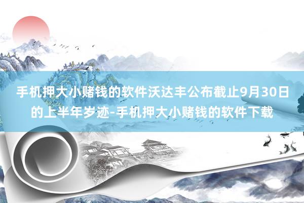 手机押大小赌钱的软件沃达丰公布截止9月30日的上半年岁迹-手机押大小赌钱的软件下载